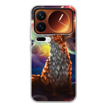 Чехлы с картинкой Лисички для Xiaomi 17 Pro (VPrint) – Лисица в космосе