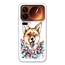 Чехлы с картинкой Лисички для Xiaomi 17 Pro (VPrint) – Веселая лисичка