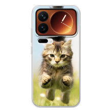 Чохли з Котиками для Xiaomi 17 Pro (VPrint) (Прижок кота)