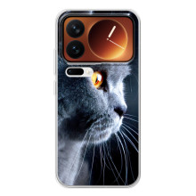 Чохли з Котиками для Xiaomi 17 Pro (VPrint) (Сірий Кіт)