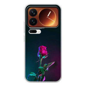 Чехлы с принтом Розочки для Xiaomi 17 Pro – Ночная роза