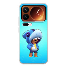 Чехол для Xiaomi 17 Pro Бравл Старс (VPrint) – Леон акула