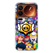 Чехол для Xiaomi 17 Pro Бравл Старс (VPrint) – Лого Brawl Stars