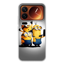 Чехол для Ребёнка на Шяоми 17 Про (VPrint) (Три миньона)