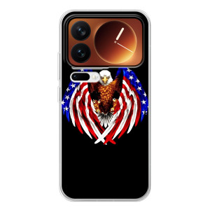 Чехол Флаг USA для Xiaomi 17 Pro – Крылья США