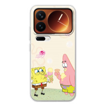 Чехол Губка Боб для Шяоми 17 Про (Патрик и Боб)