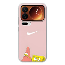 Чехол Губка Боб для Шяоми 17 Про (Патрик и Губка)