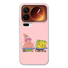 Чехол Губка Боб для Шяоми 17 Про (За партой)