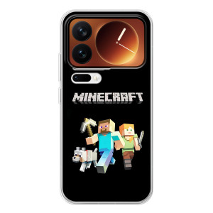 Чохол Майнкрафт на Xiaomi 17 Pro (AlphaPrint) Minecraft