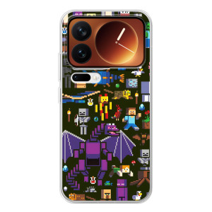 Чохол Майнкрафт на Xiaomi 17 Pro (AlphaPrint) Minecraft