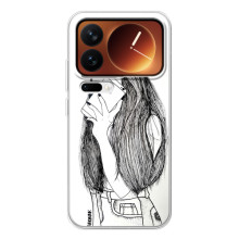 Чохол з друком для Xiaomi 17 Pro - (Мода) (AlphaPrint) (Фото дівчини)