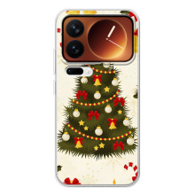 Чохол новорічна ялинка на Xiaomi 17 Pro – Новорічний принт