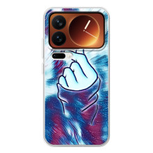 Чехол с принтом для Xiaomi 17 Pro (AlphaPrint - Знак сердечка)