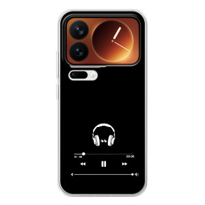 Чехол с картинками на черном фоне для Xiaomi 17 Pro – Плеер