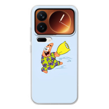 Чохол з картинкою Патрік на Xiaomi 17 Pro (Патрік із подушкою)