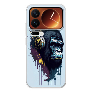 Чехол с Обезьянами Xiaomi 17 Pro - (AlphaPrint)