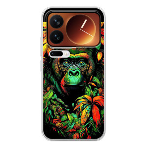 Чехол с Обезьянами Xiaomi 17 Pro - (AlphaPrint)