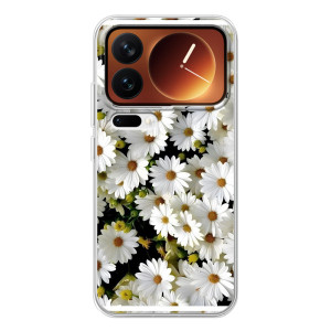 Чохол з ромашками на Xiaomi 17 Pro – Рамка в ромашках