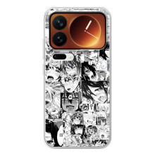 Чехол с символикой Аниме для Xiaomi 17 Pro – Анимешные лица