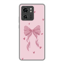Чехол банты для Xiaomi 17 Pro – Бант на розовом