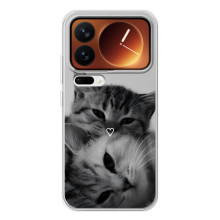 Чохол з малюнком кіт на Xiaomi 17 Pro (Пара котів)