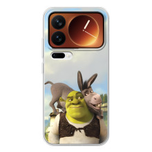 Чохол з мультфільмом Шрек на Xiaomi 17 Pro – Шрек і осел