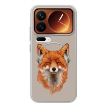 Чехол с принтом лисички на Шяоми 17 Про