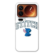 Чехол с принтом Стич на Xiaomi 17 Pro (Стич лого)