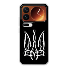 Чехол с украинским гербом на Xiaomi 17 Pro – Герб на черном