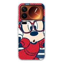 Эксклюзивный чехол для Xiaomi 17 Pro (AlphaPrint - Мультяшные) (Маус в очках)