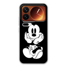 Эксклюзивный чехол для Xiaomi 17 Pro (AlphaPrint - Мультяшные) (Микки на черном)