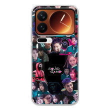 Чехол Гра в кальмара для Xiaomi 17 Pro – Коллаж игры кальмара