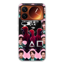 Чехол Гра в кальмара для Xiaomi 17 Pro – Персонажи игры кальмара