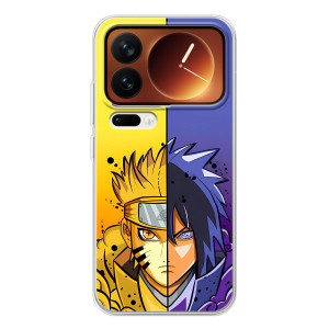 Купить Чехлы на телефон с принтом Anime для Xiaomi 17 Pro – Naruto Vs Sasuke