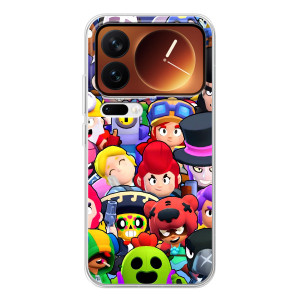 Силіконовый Чохол на Xiaomi 17 Pro з картинкою Brawl Stars – Персонажі