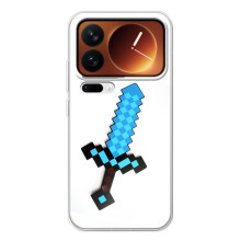 Чохли для Xiaomi 17 Pro (Персонажі МайнКрафт) – Меч