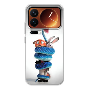 Силіконовий чохол з принтом Зоотрополіс для Xiaomi 17 Pro – Змія Зоо