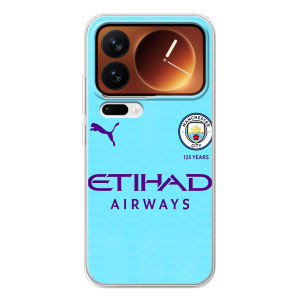 Силіконові Чохли з принтом Футбол на Xiaomi 17 Pro – Man City