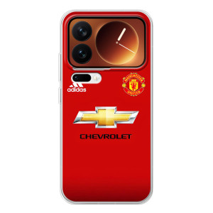 Силіконові Чохли з принтом Футбол на Xiaomi 17 Pro – Man United