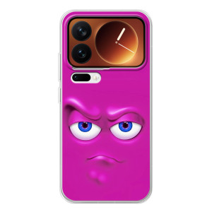 Чохли (ТПУ) (смішні стікери) для Xiaomi 17 Pro – Хитра мордочка