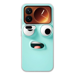 Чохли (ТПУ) (смішні стікери) для Xiaomi 17 Pro – мордочка