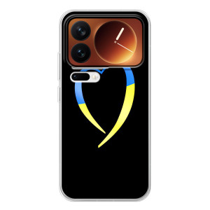 Силиконовый Чехол на Xiaomi 17 Pro (Я-Украина) – Украинское сердце