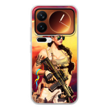 ЗСУ Чохли (TPU) для Xiaomi 17 Pro (Жінка солдат)