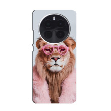 Чохол з принтом стильні тварини для  Xiaomi 17 Ultra 
 – Лев в окулярах