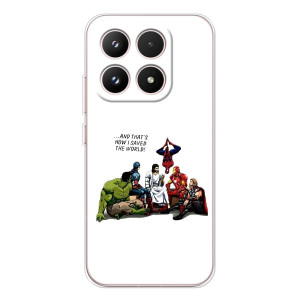 Чехлы для Xiaomi 17 (Для Христиан) (Иисус супергерой)