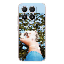 Чохли з зображенням різних тварин на Xiaomi 17 (Їжачок в руці)