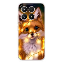 Чохли з картинкою Лисичка для Xiaomi 17 (VPrint) – Лисичка в гірляндах
