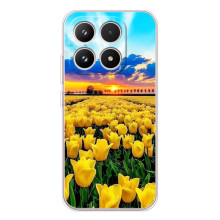 Чохли з картинкою (Тюльпани) на Кіаомі 17 – Жовті тюльпани