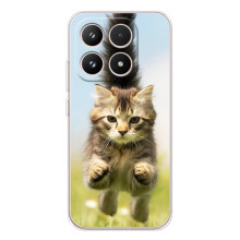 Чехлы с Котиками для Xiaomi 17 (VPrint) (Прыжок кота)