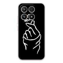 Чохол (Знак сердечка) для Xiaomi 17 (Сердечко на чорному)